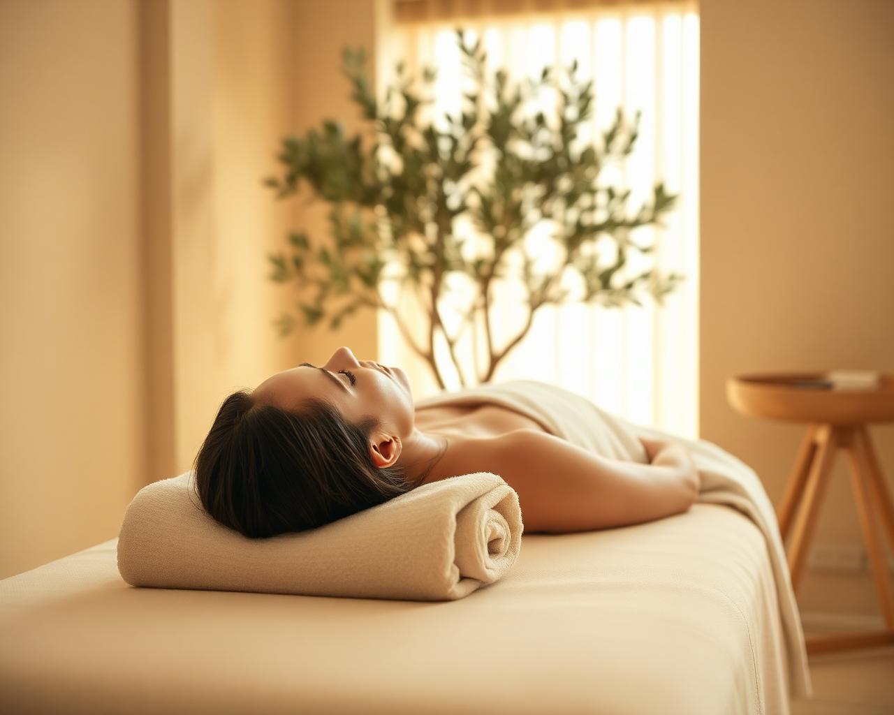 Calm in-clinic treatment moment